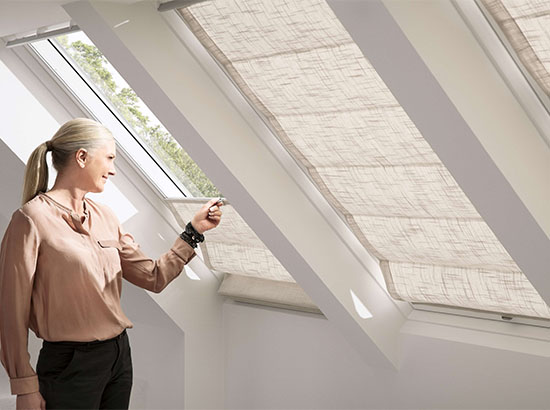 Roman Skylight Blind